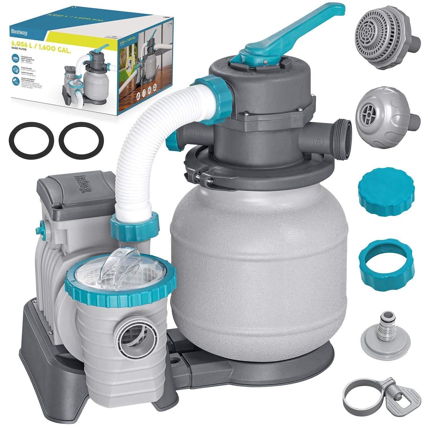 Sandpump för simbassänger 5678 L/h Bestway 58497 | Mode & Accessoarer - Smycken, Smyckesset & Tillbehör - Ringar | Pryloteket