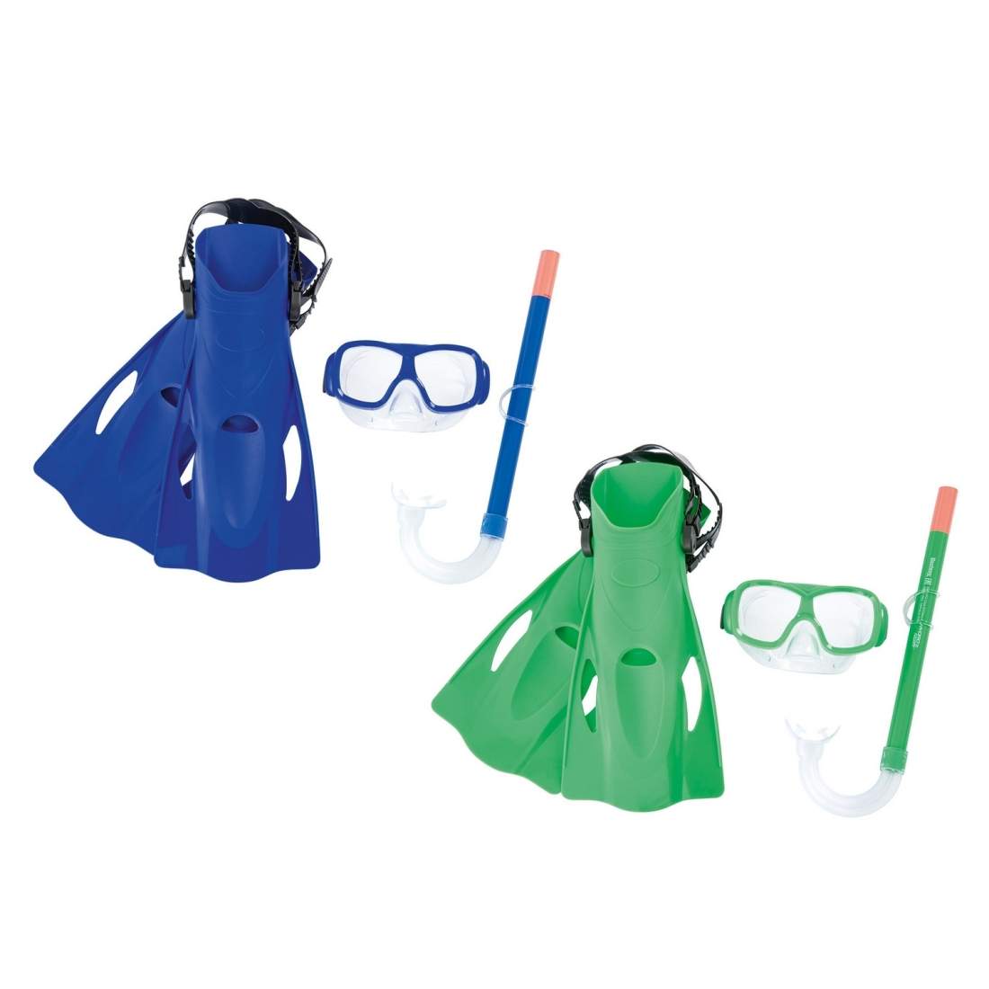 Freestyle Snorkel dykning set mask + snorkel + fenor Bestway 25019 grön | Hem & Hobby | Pryloteket