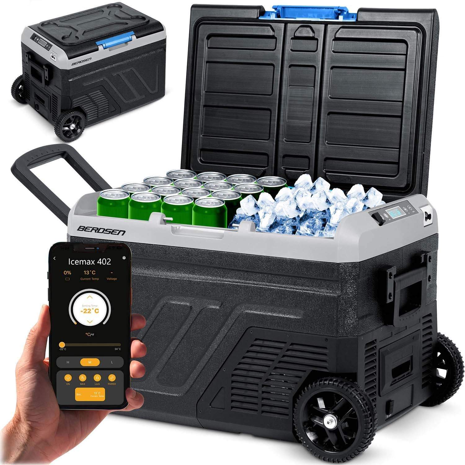 Icemax 402 Berdsen turistkompressor køleskab 40 liter - sort