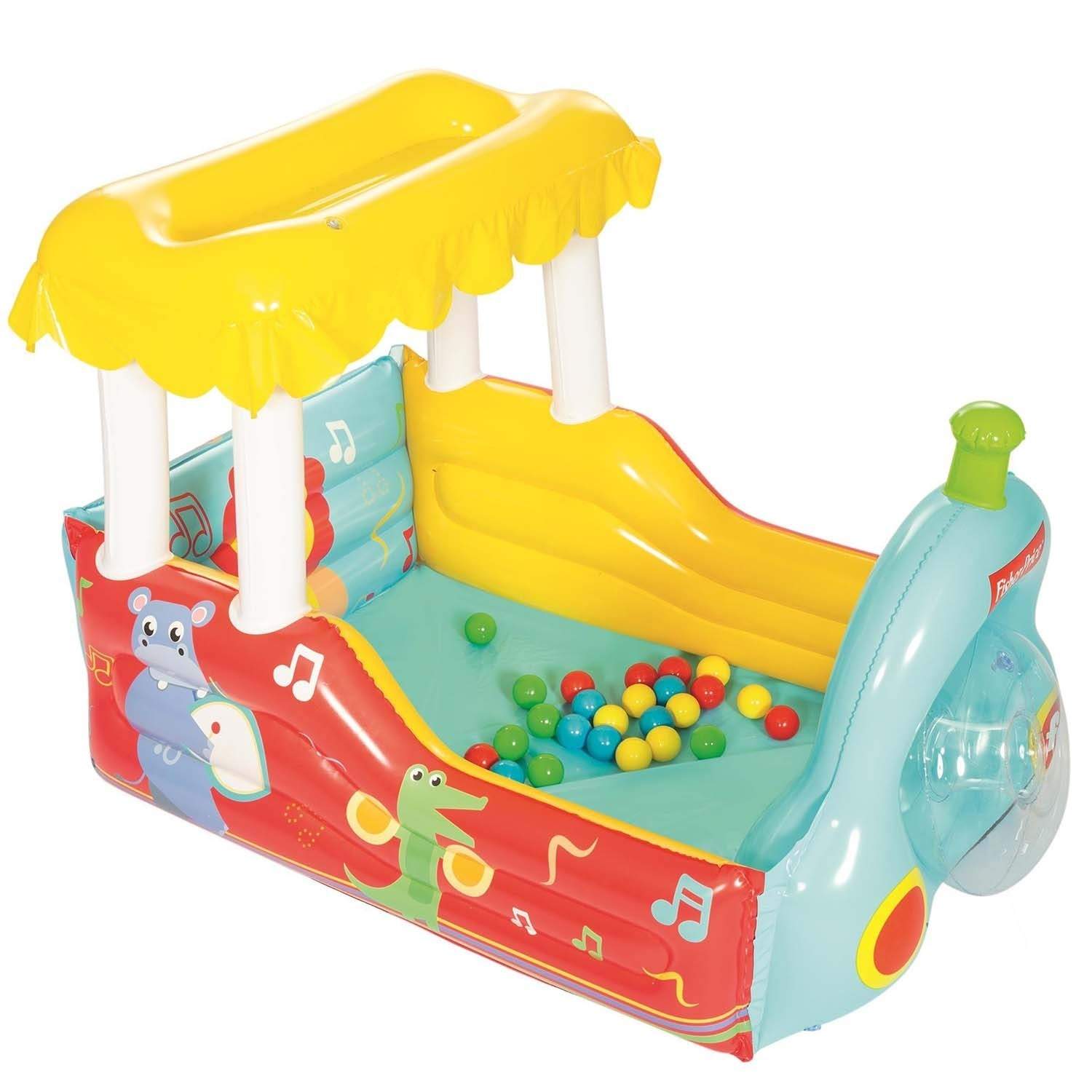 Junaleikkikehä + pallot Fisher-Price Bestway 93537
