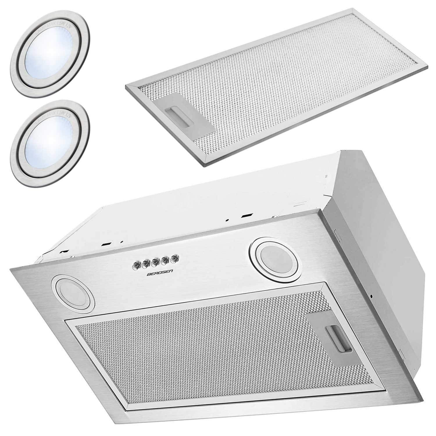 Indbygget køkkenemhætte 52 cm Berdsen BT-231 INOX