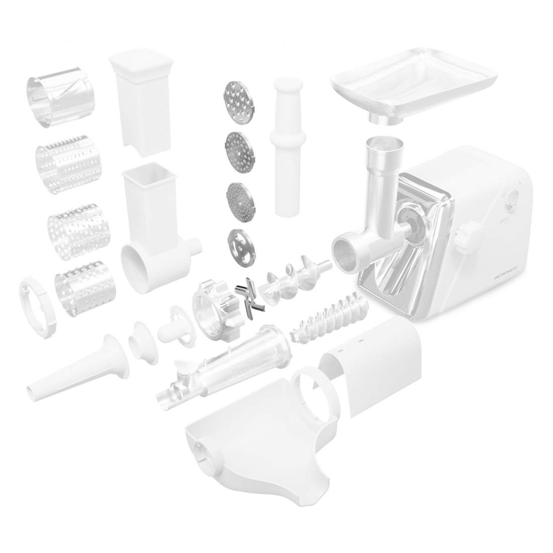 Delar till en köttkvarn - en uppsättning silar och en Berdsen-kniv | Hem & Hobby | Pryloteket