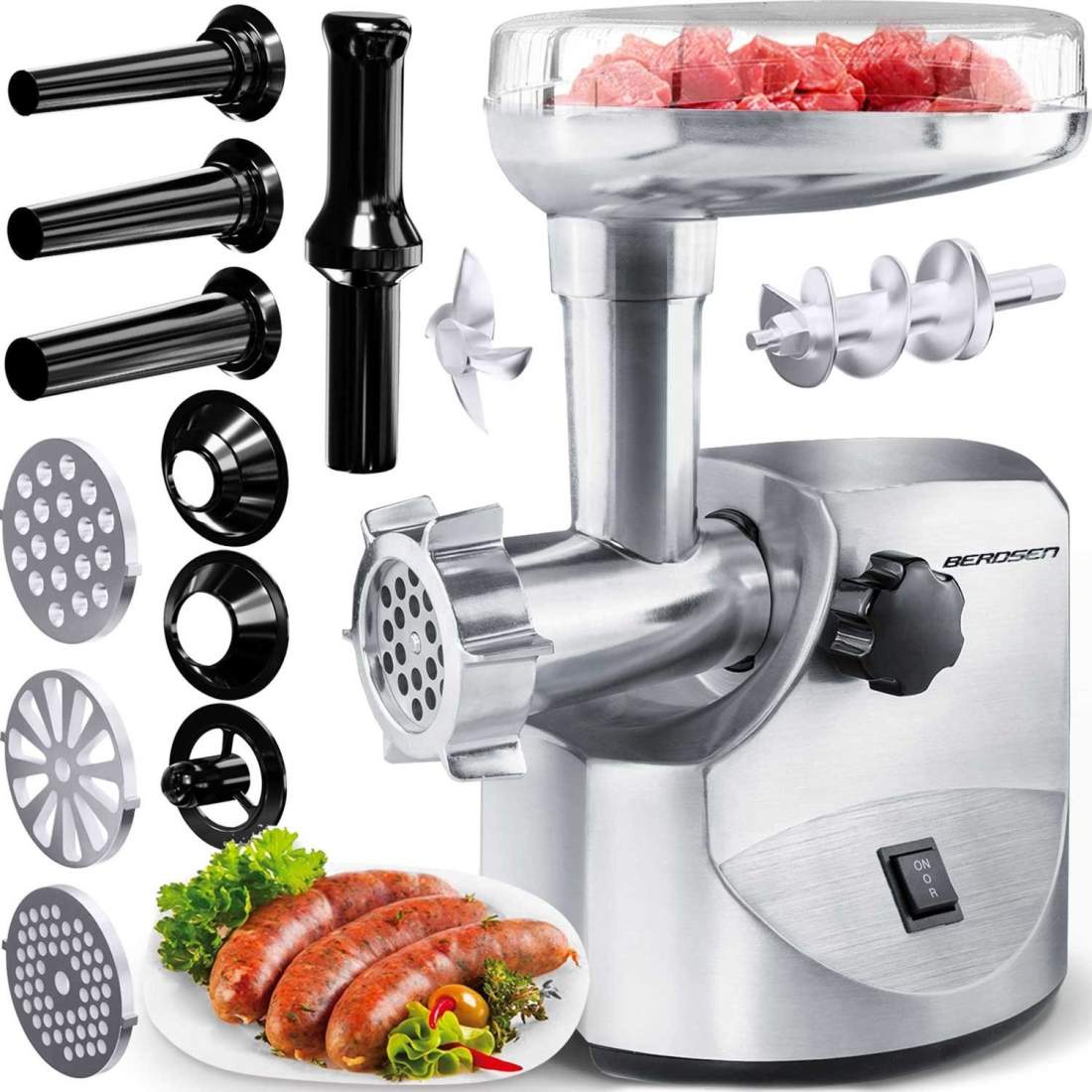 Professionell elektrisk köttkvarn Berdsen 700 / 1800W | Hem & Hobby | Pryloteket