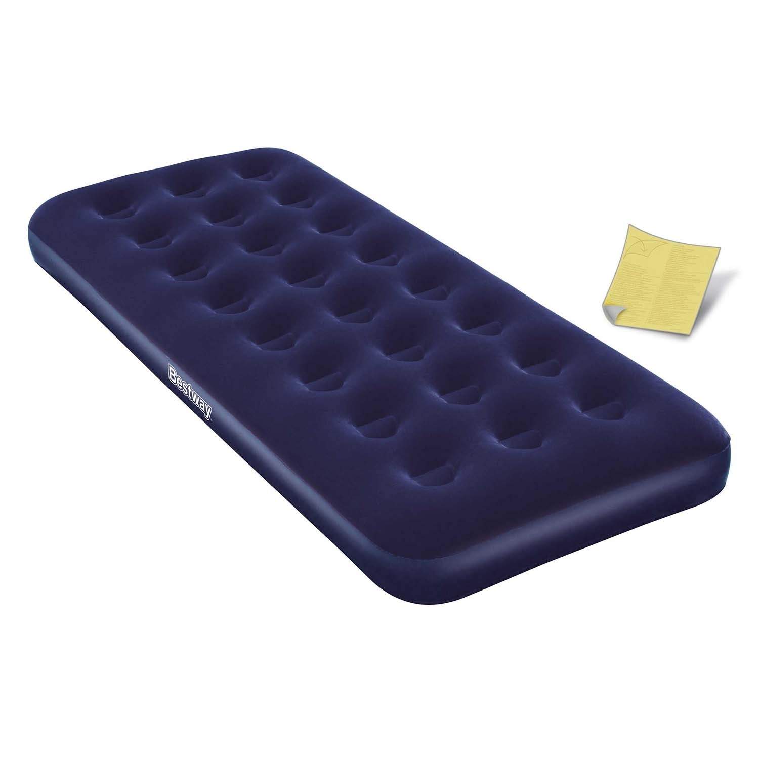 Oppustelig madras 185x76x22 cm enkelt Bestway 67000