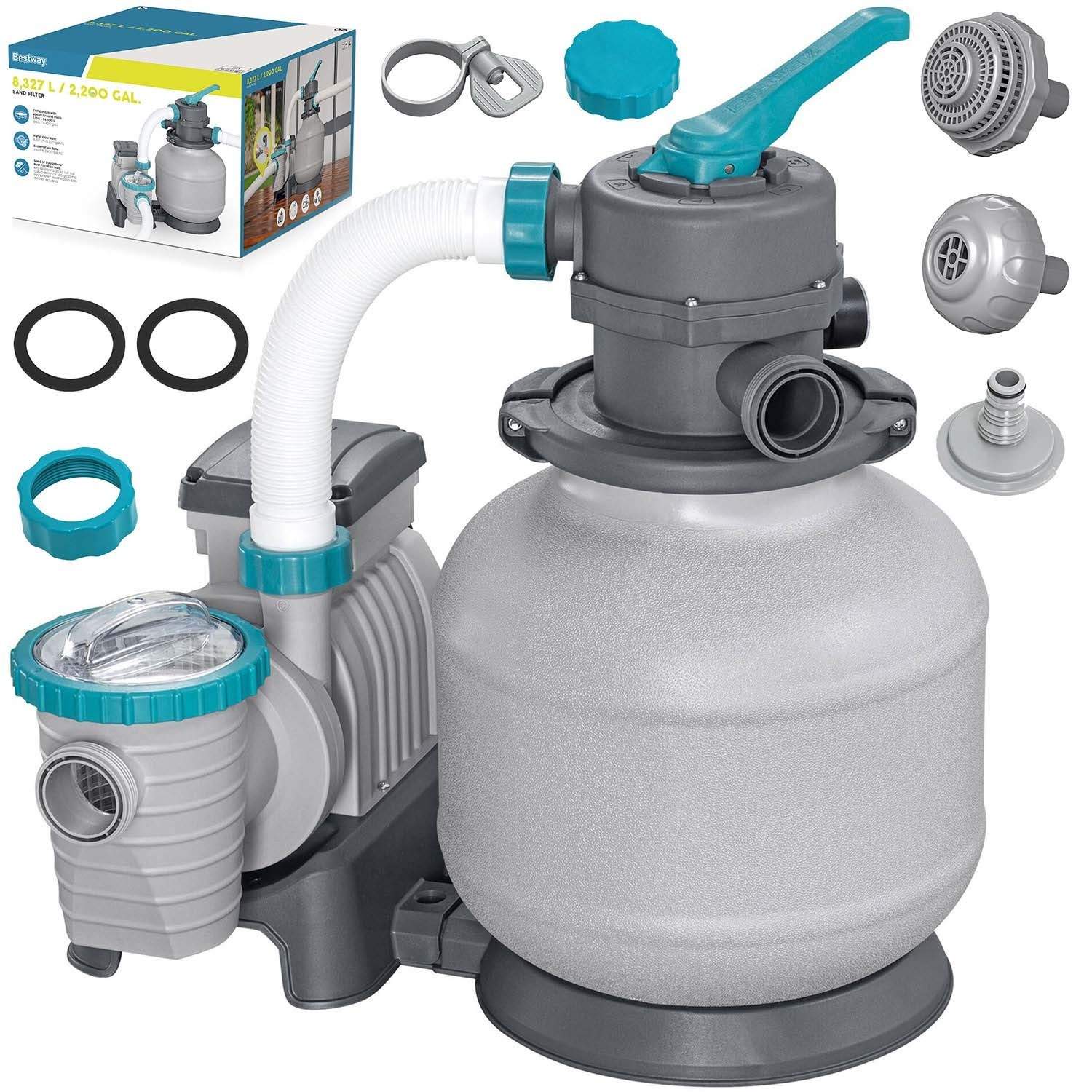 Sandpumpe til svømmebassiner 8327 L/h Bestway 58499