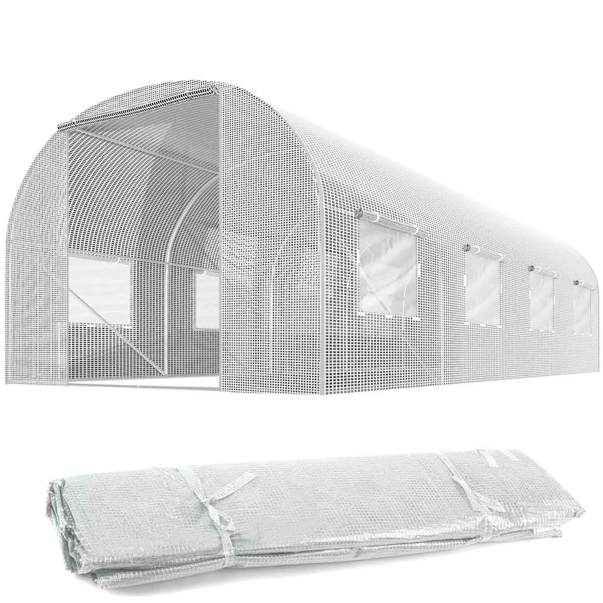 Folie til havetunnel 3x4,5m (13,5m2) hvid Plonos
