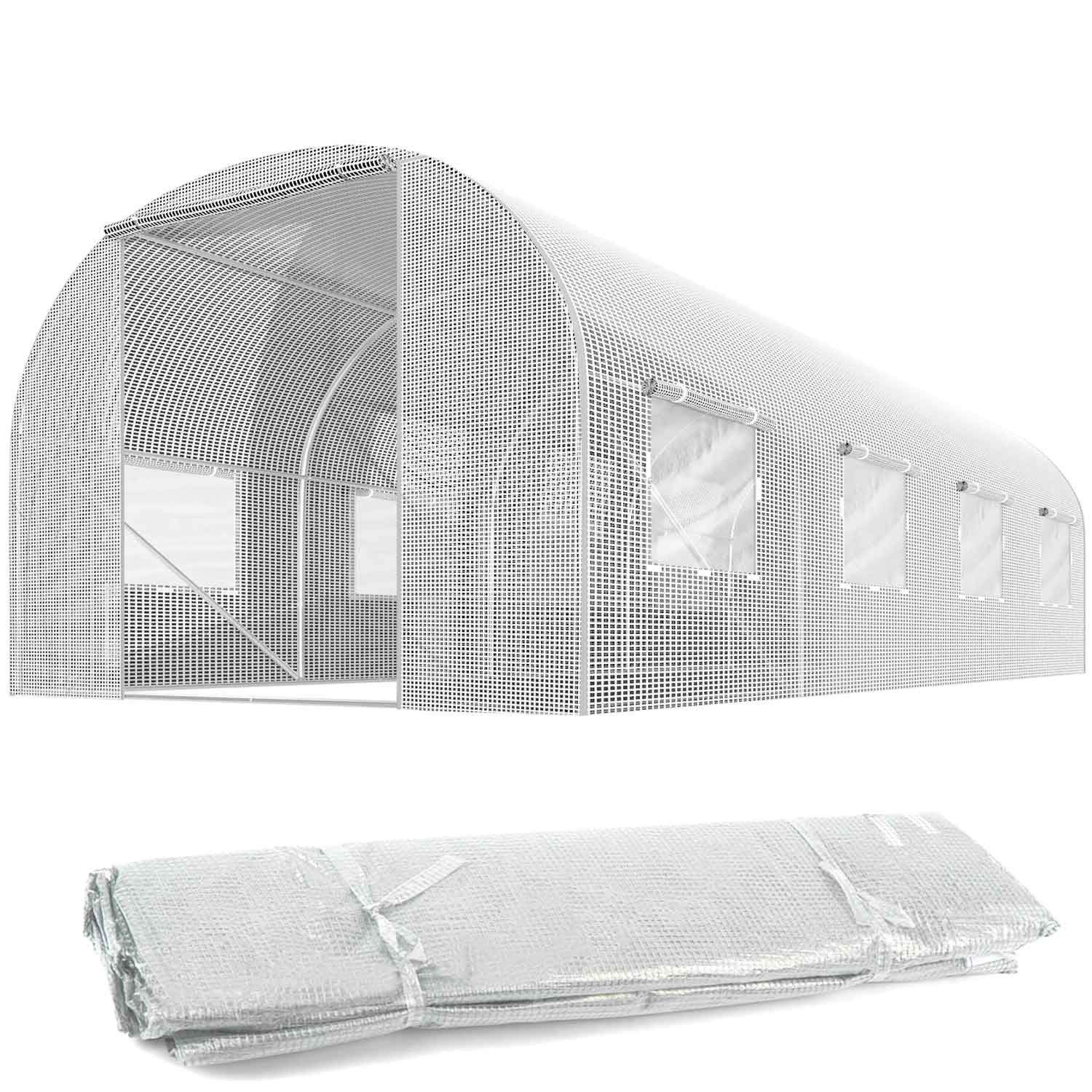 Folie til havetunnel 2,5x4m (10m2) hvid Plonos