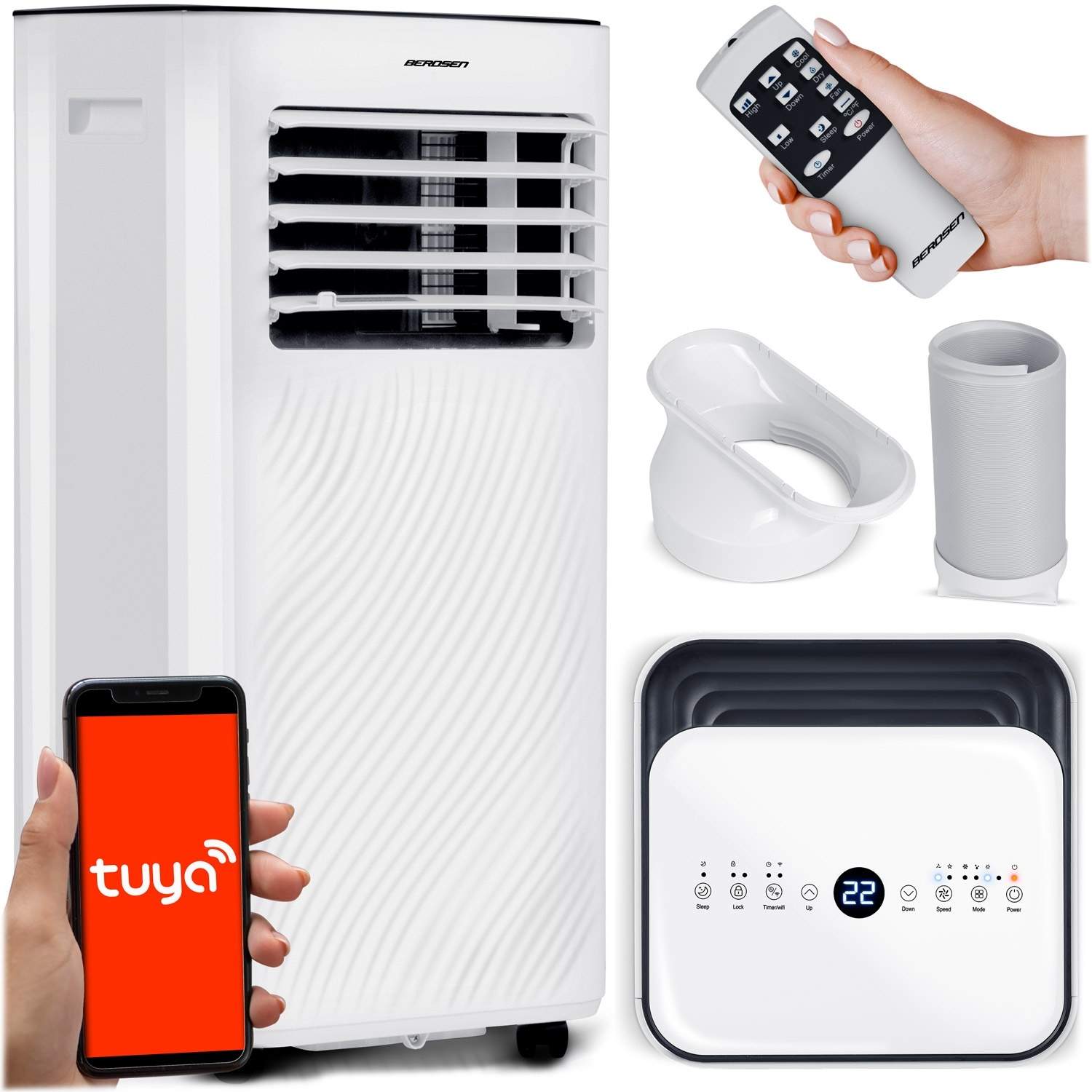 Berdsen BD-582 9000 BTU kannettava ilmastointilaite