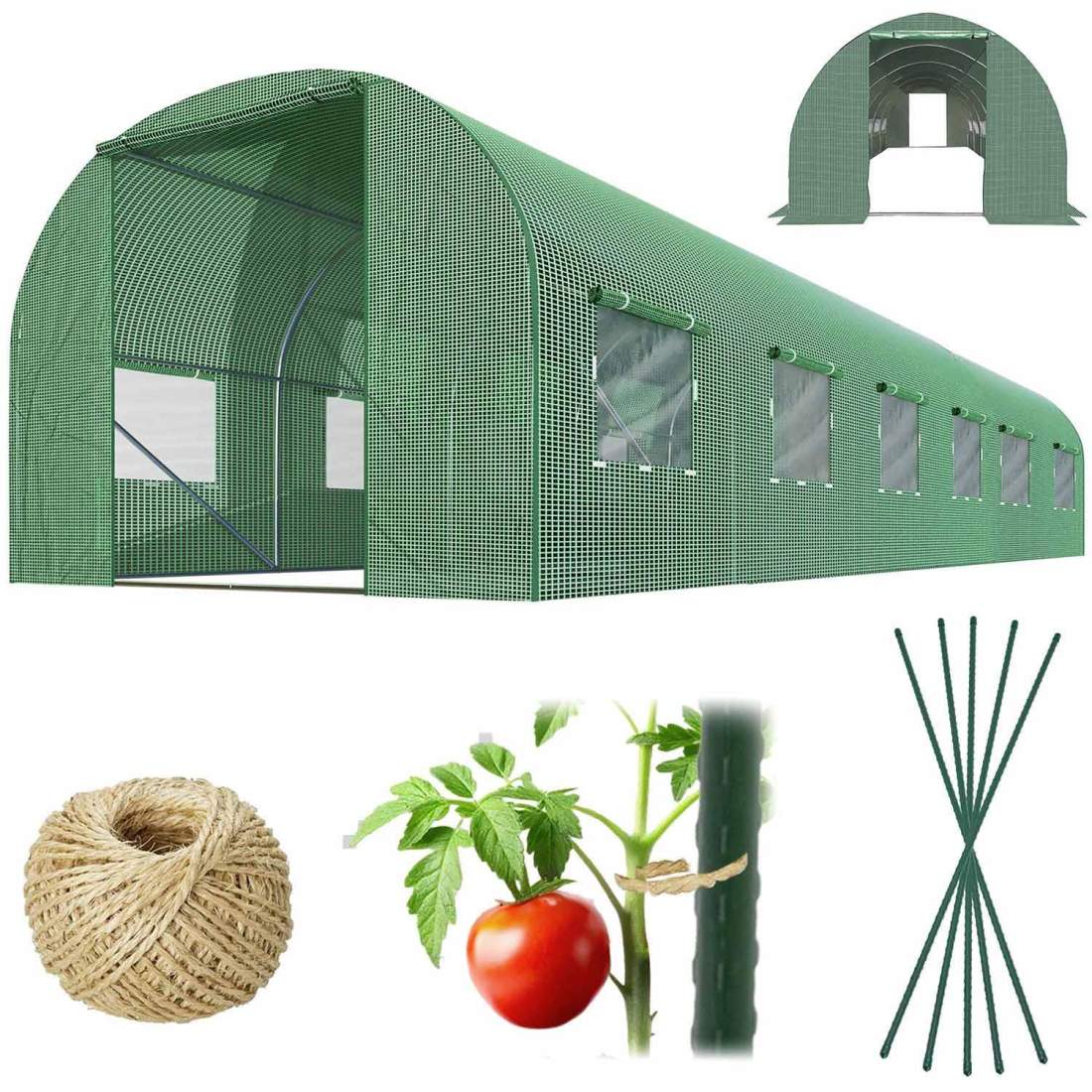 Trädgårdstunnel 3 x 6 m (18 m2) Plonos | Leksaker & Spel - Leksaker - Gosedjur & Nallar - Film | Pryloteket