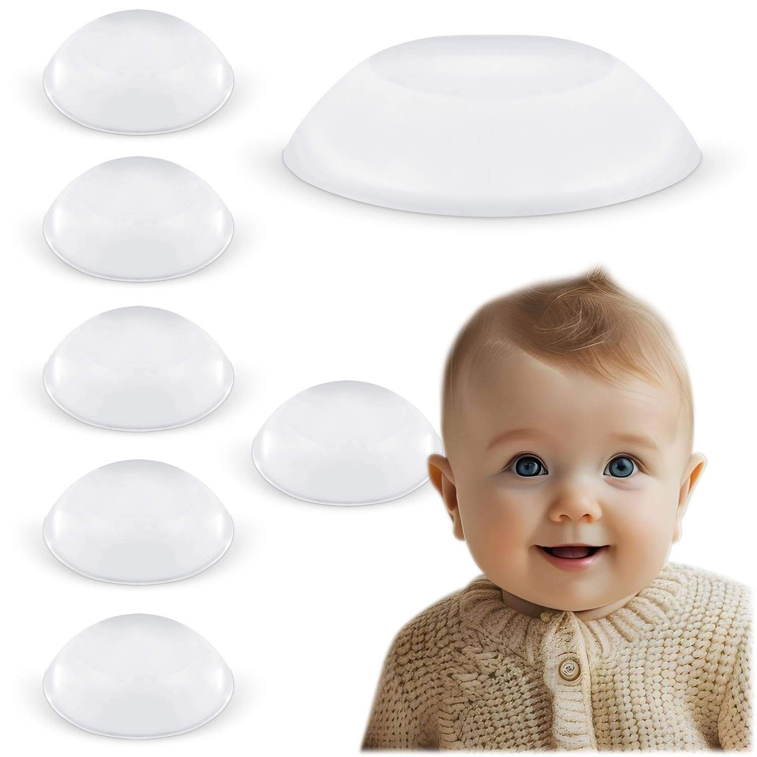 Silikoninen seinäsuoja - 6 kpl Ricokids RK-989