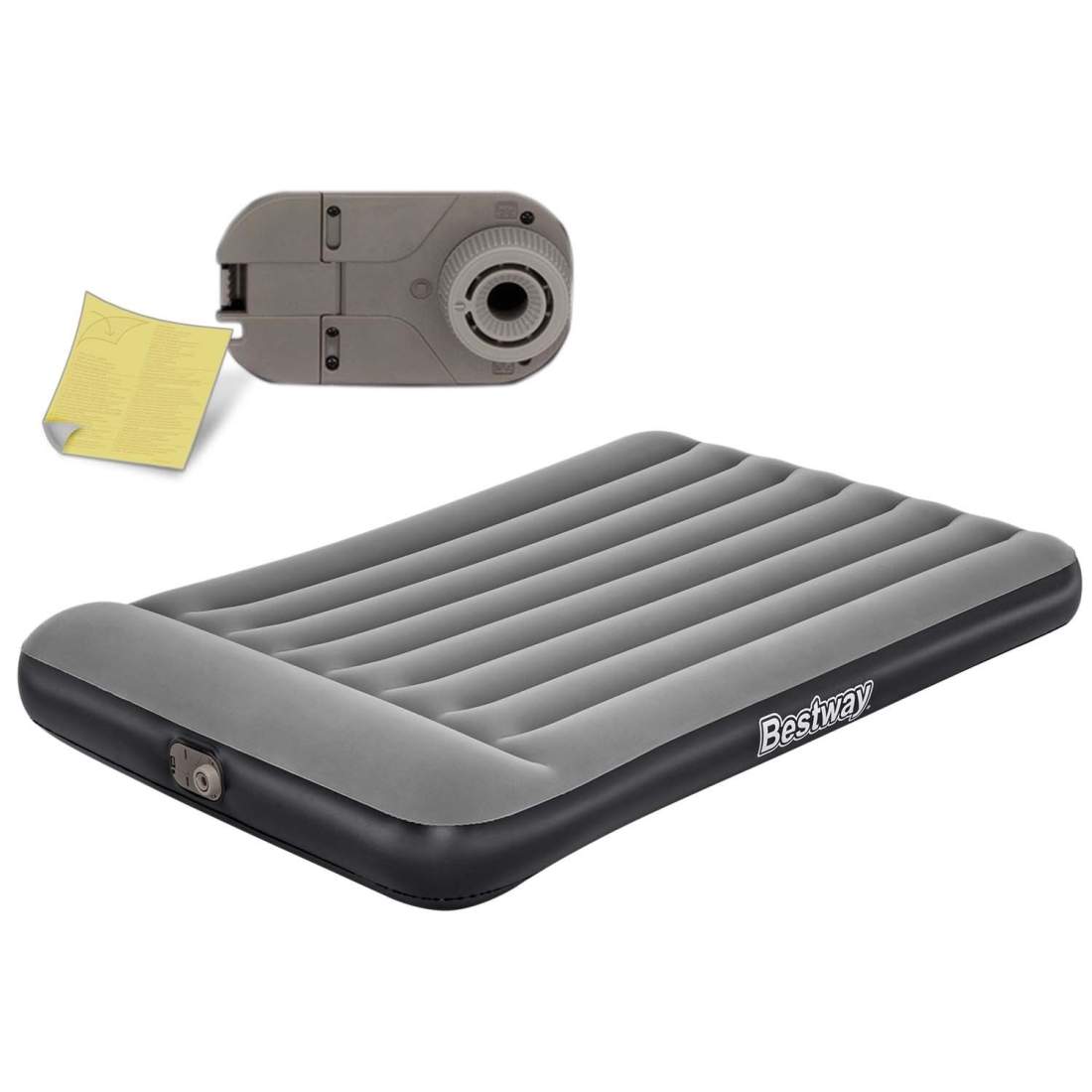Uppblåsbar madrass 191x137x30 cm med inbyggd elektrisk pump Bestway 67462 | Hem & Hobby - Hem & Hushåll - Bygg | Pryloteket