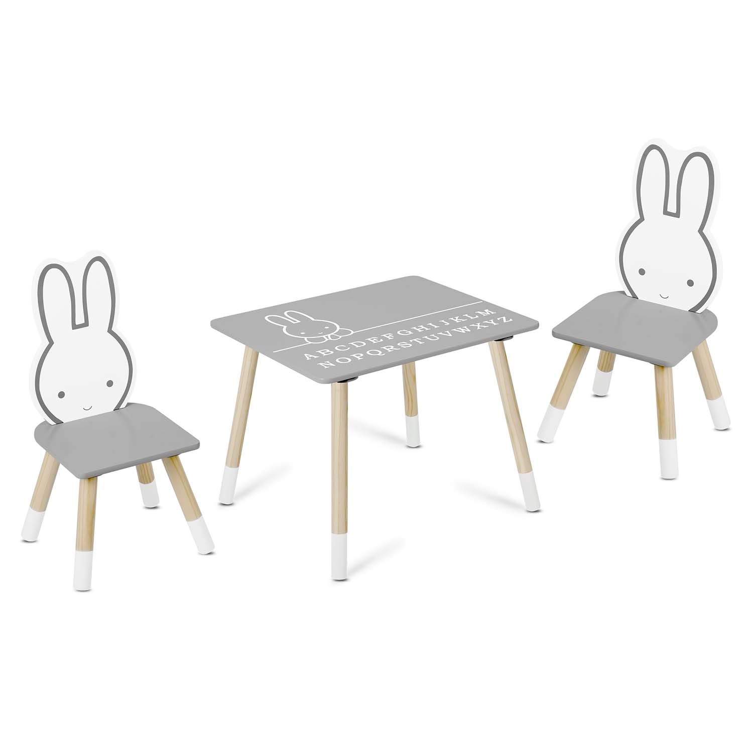 Ricokids RC-847 Bunny bord med to stole til børn