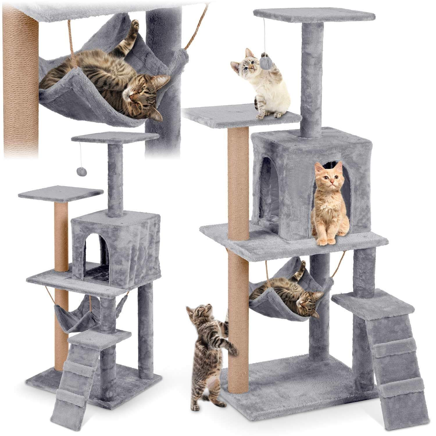 Katteskraber 125 cm Pethaus PH-007 grå