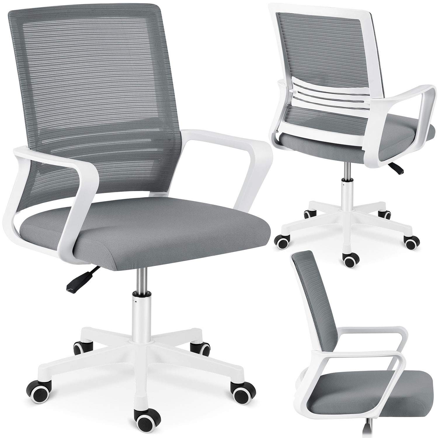 Sofatel Corta kontorsstol i mikronät, mörkgrå | Hälsa & Skönhet - Personvård - Vård & Rehabilitering - Hållning | Pryloteket