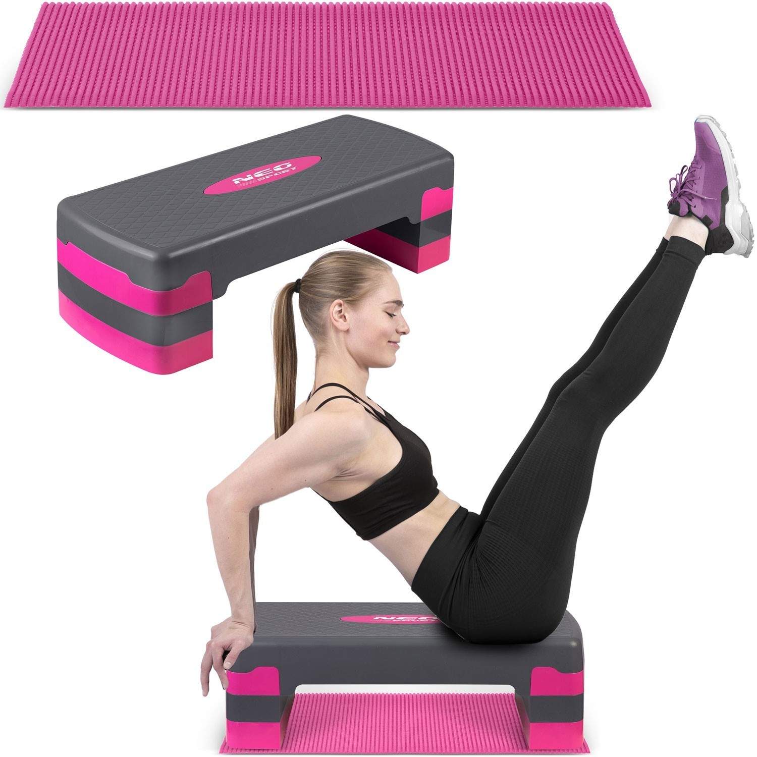 Øvelse trin 3 trin NS-400 pink