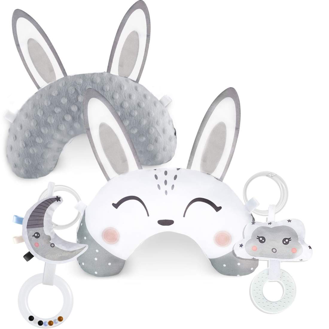 Kudde med skallra och bitring för Nukido-mattor | Leksaker & Spel - Leksaker | Pryloteket