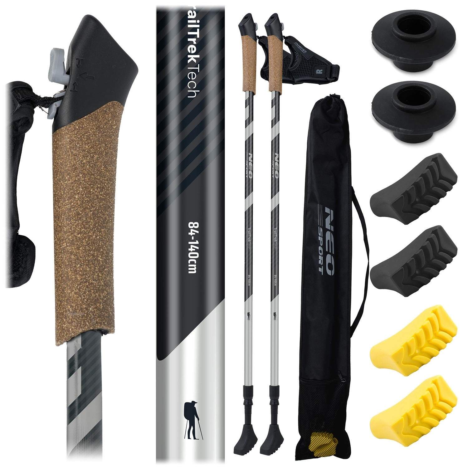 NS-383 Neo-Sport vandringsstavar | Elektronik - Tillbehör Mobil & Surfplatta - Mobiltillbehör - Mobilkablar - Tillbehör | Pryloteket