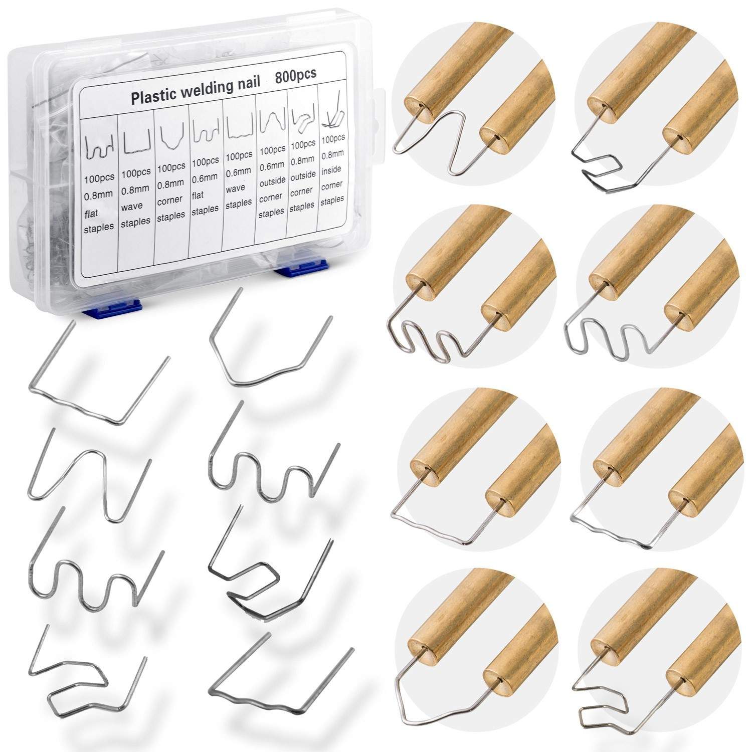 Niitit muovihitsauskoneeseen, 800 kpl Humberg