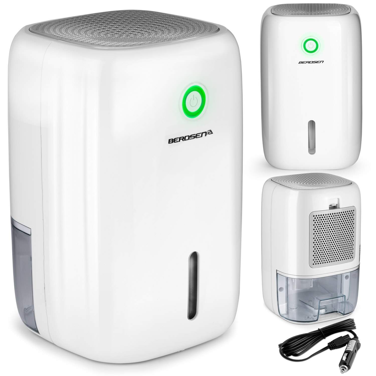 Luftaffugter - fugtabsorberende med Berdsen BR-20A bilstrømforsyning