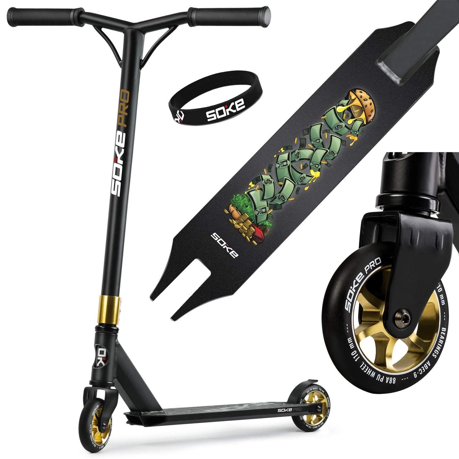 El-scooter SOKE PRO guld