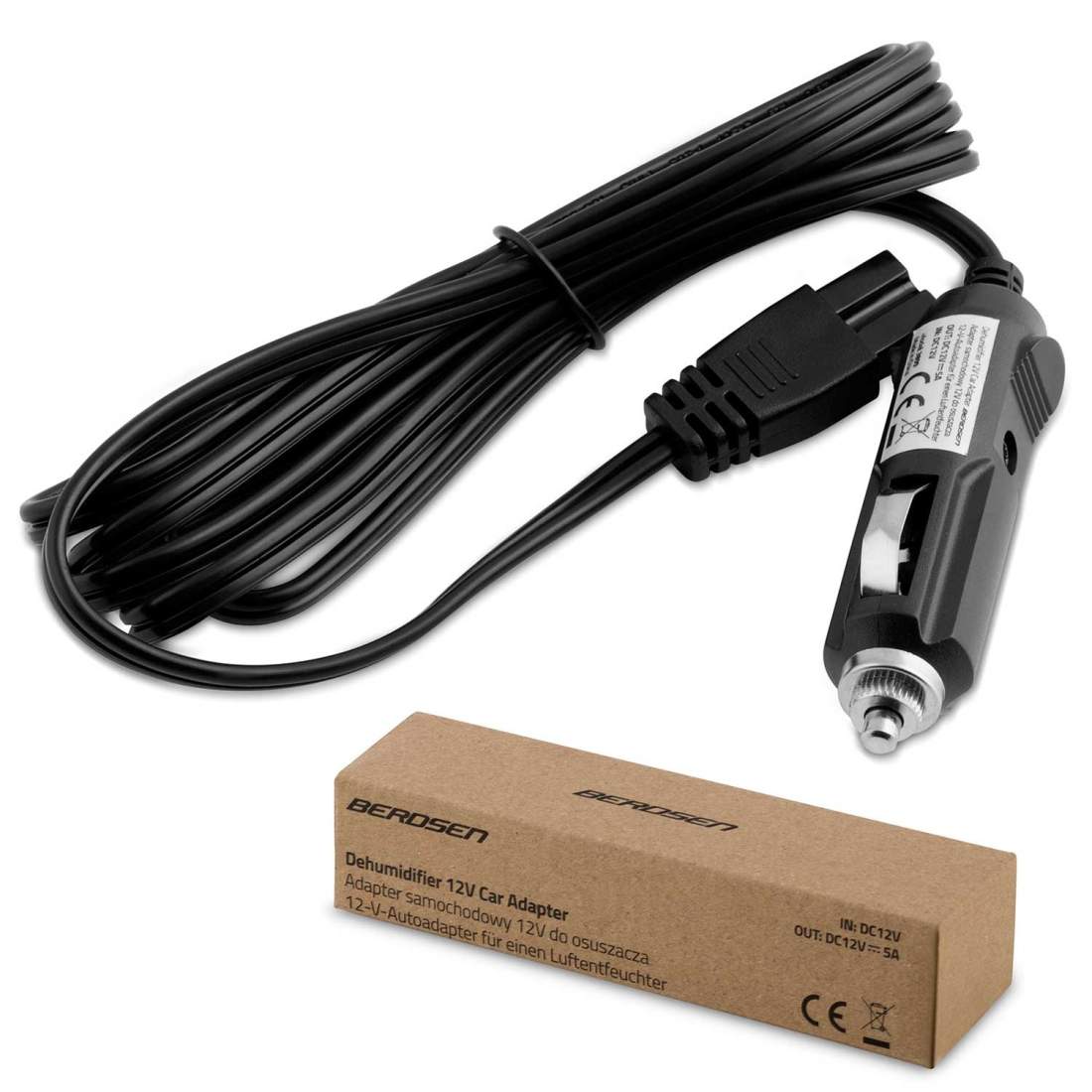 12V bilströmförsörjning för Berdsen avfuktare | Elektronik - Tillbehör Mobil & Surfplatta - Mobiltillbehör - Mobilkablar - Tillbehör | Pryloteket