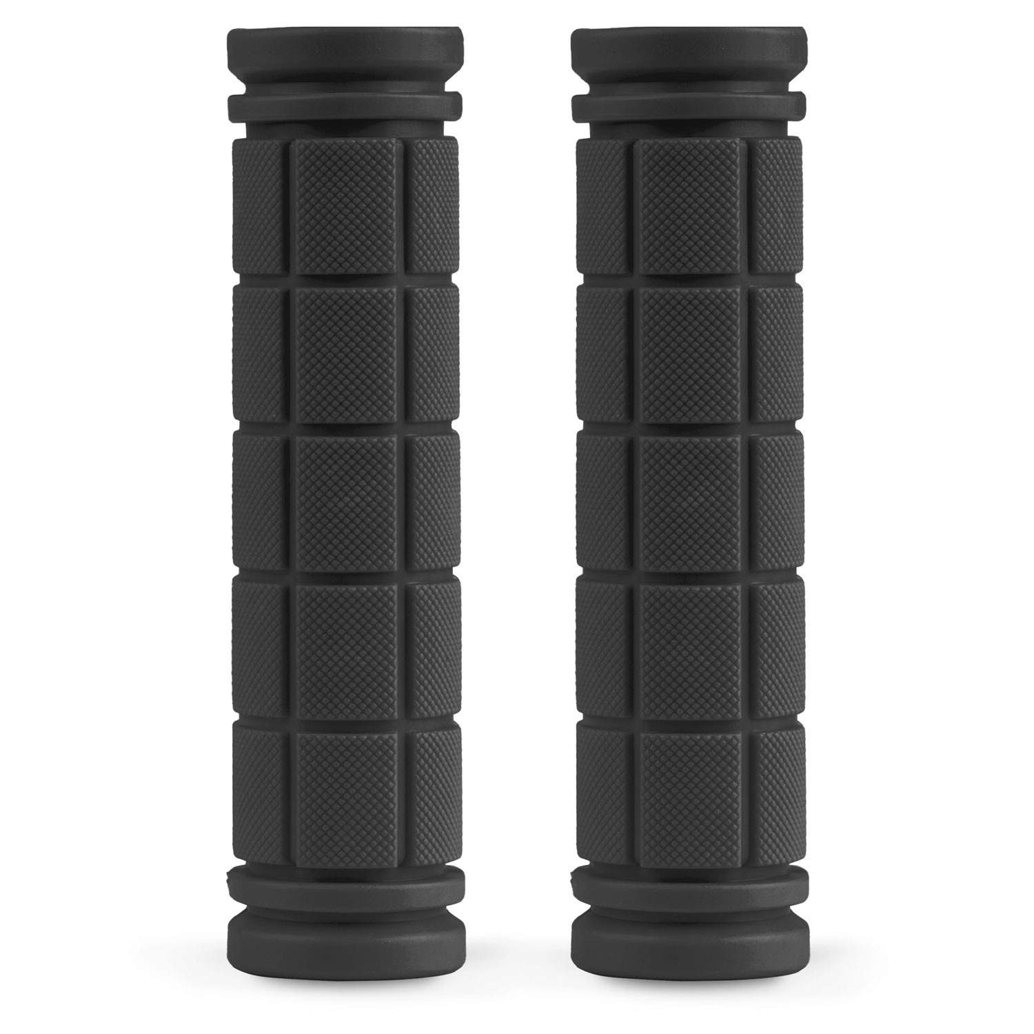 Sorte løbehjulsgreb, 2-pak, 125 mm længde