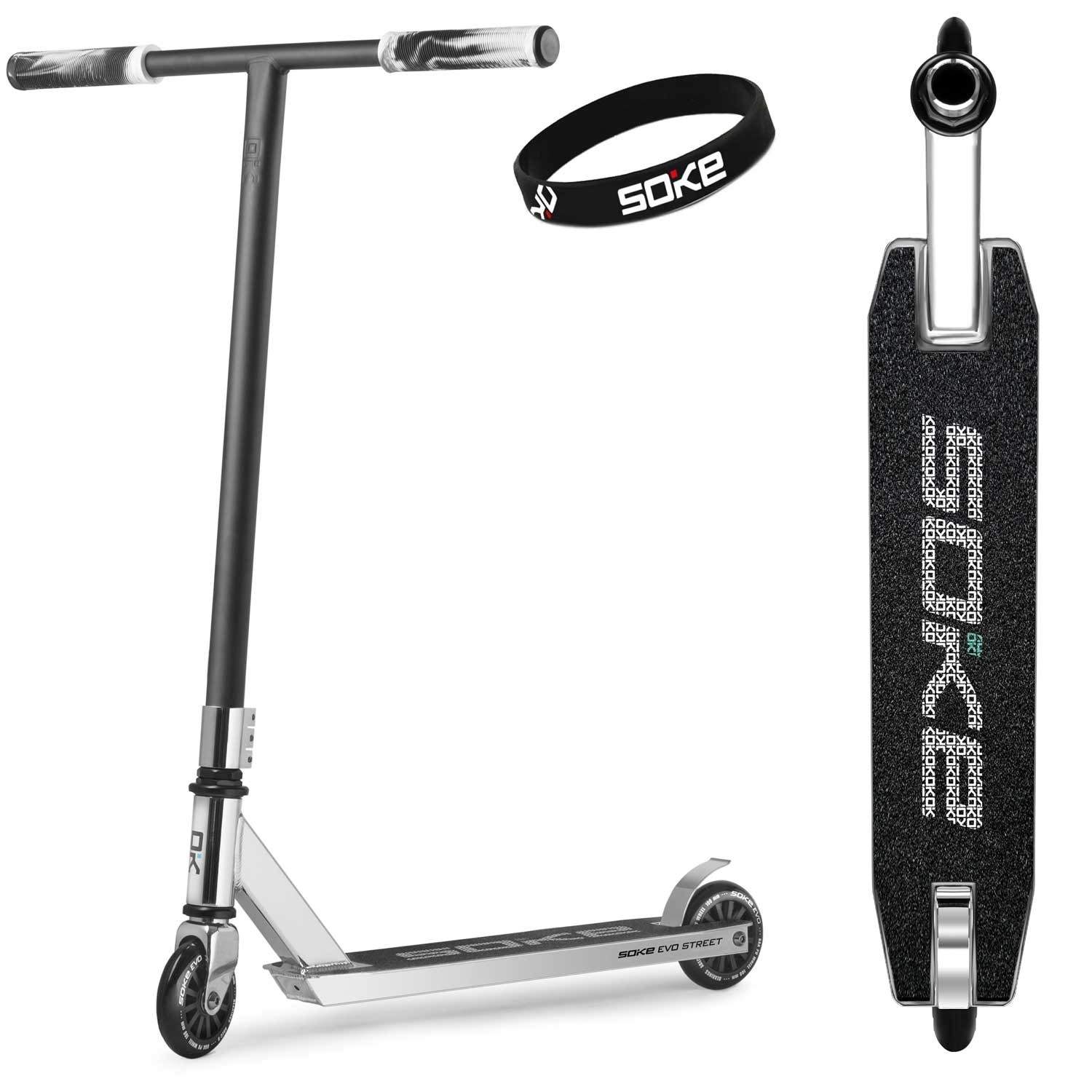 Trick Sparkcykel SOKE EVO Street Silver | Sport & Fritid - Träning | Pryloteket