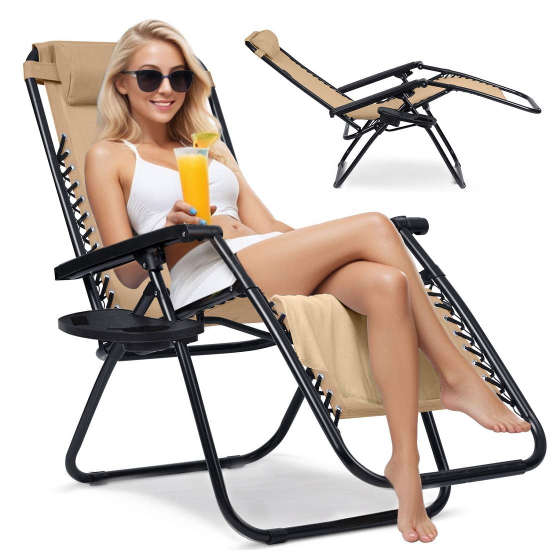 Hopfällbar trädgårdsstol Sofotel ChillWell | Hem & Hobby - Hem & Hushåll - Textil | Pryloteket