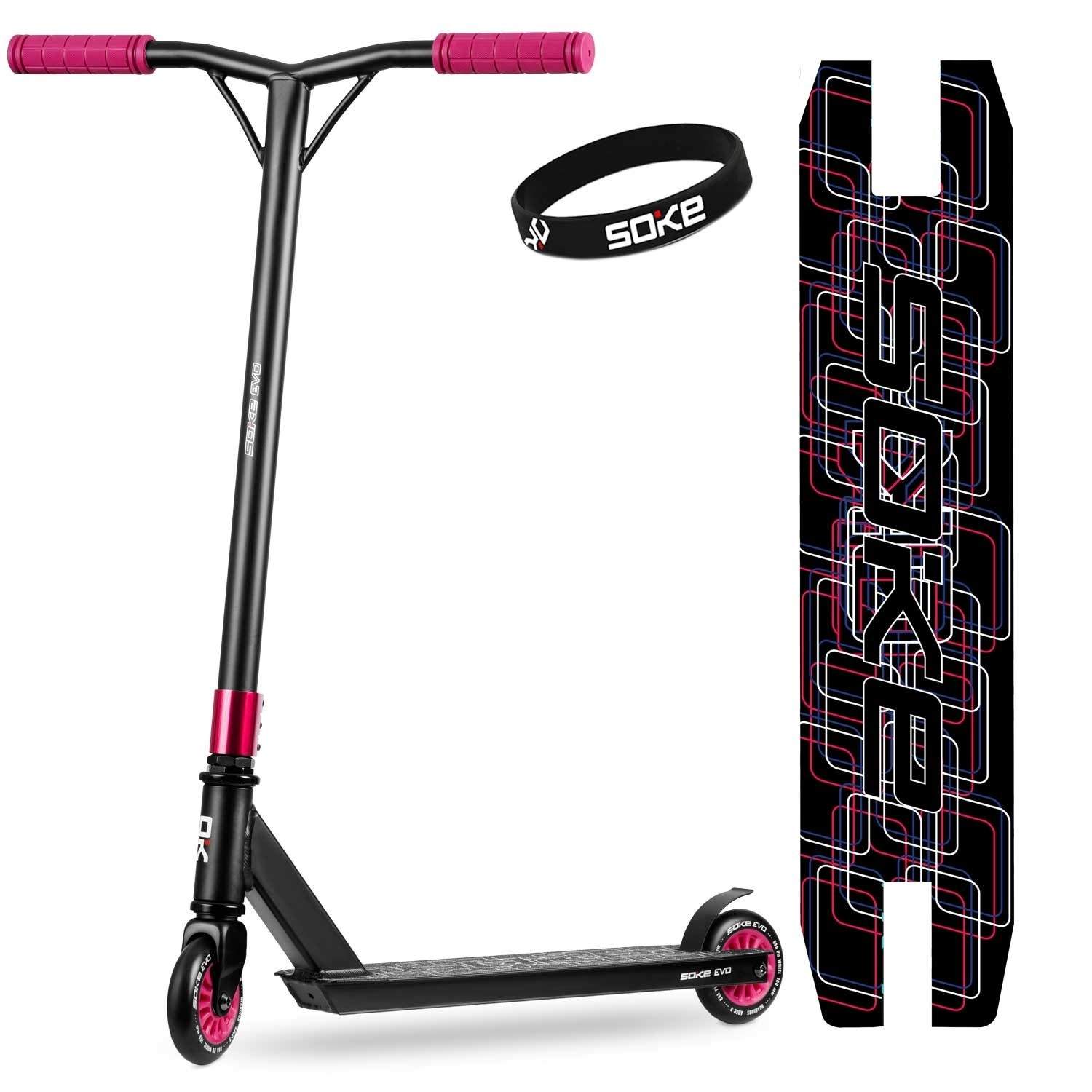 Professionel Stunt Kick Bike SOKE EVO Ruby Red