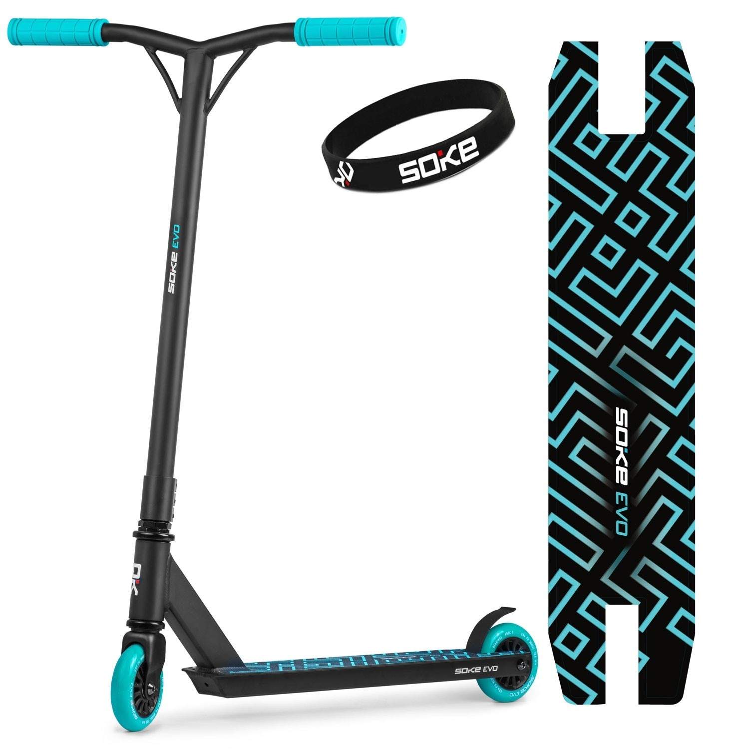 Professionel stuntscooter SOKE EVO Sort