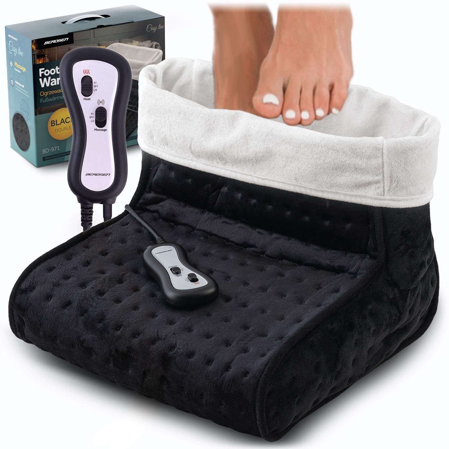 Berdsen BD-971 elektrisk fotvärmare | Hälsa & Skönhet - Personvård - Massage | Pryloteket