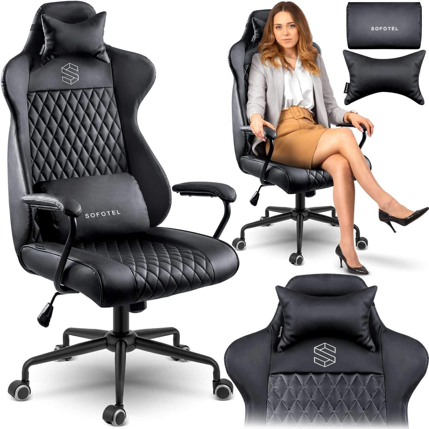Ergonomisk Kontorsstol Sofotel Verona - Svart - Modell 2581 | Hem & Hobby | Pryloteket