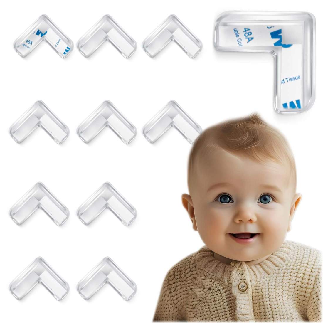 Hörnskydd - 10 st Ricokids RK-984 | Hälsa & Skönhet - Personvård - Hygien | Pryloteket