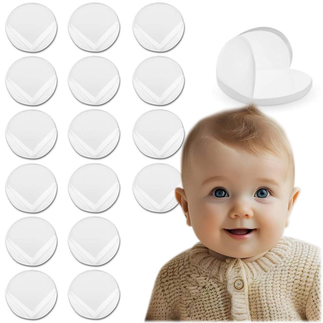 Hörnskydd - 16 st, Ricokids RK-984 | Hälsa & Skönhet - Personvård - Hygien | Pryloteket