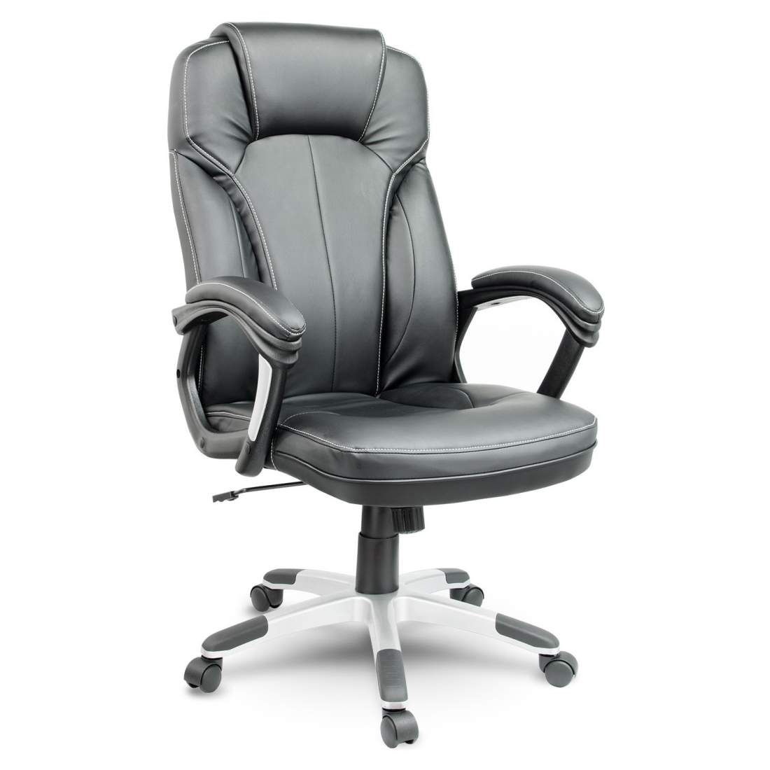 Elegant Kontorsstol i Läder, Sofotel EG-222, Svart | Elektronik - Tillbehör Mobil & Surfplatta - Skärmskydd - LG | Pryloteket