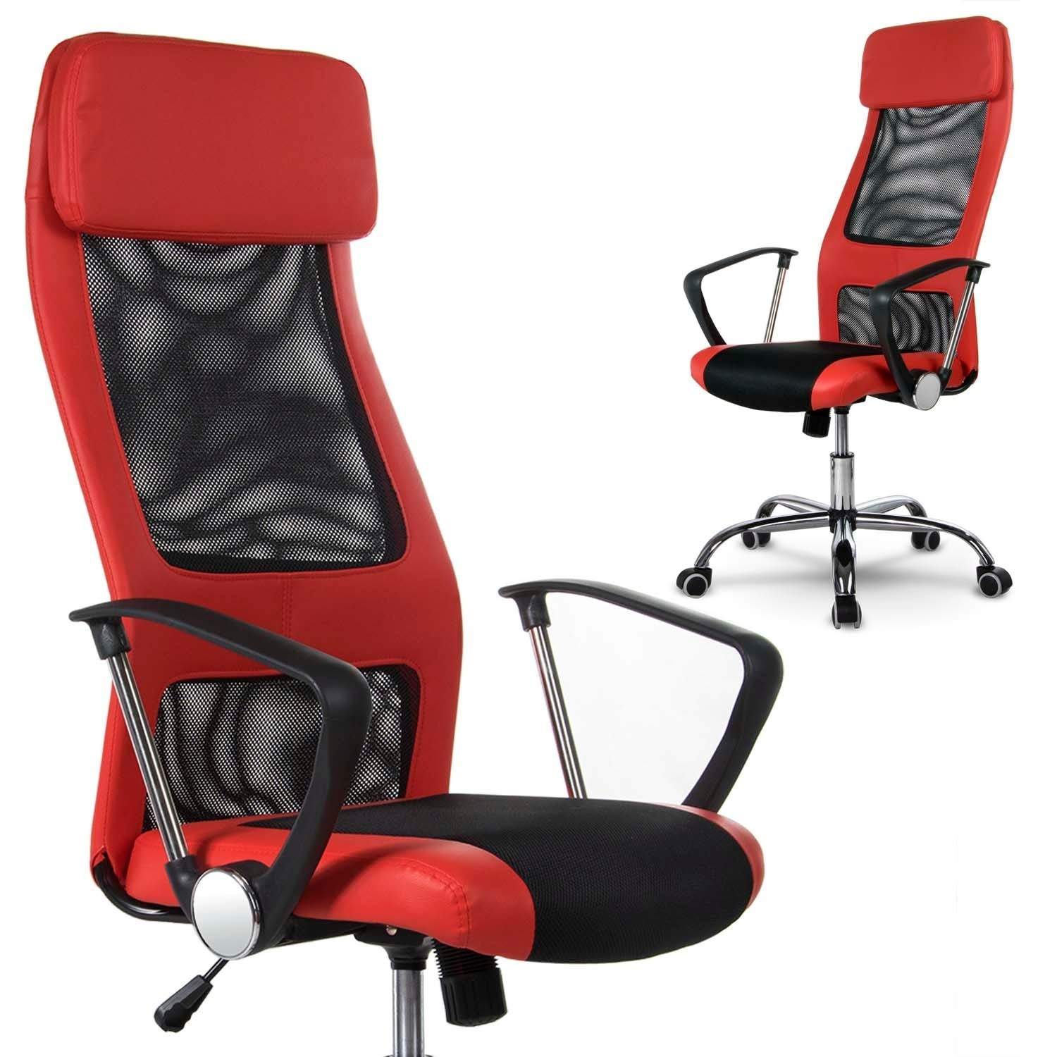 Moderne høj kontorstol Sofotel Rio rød