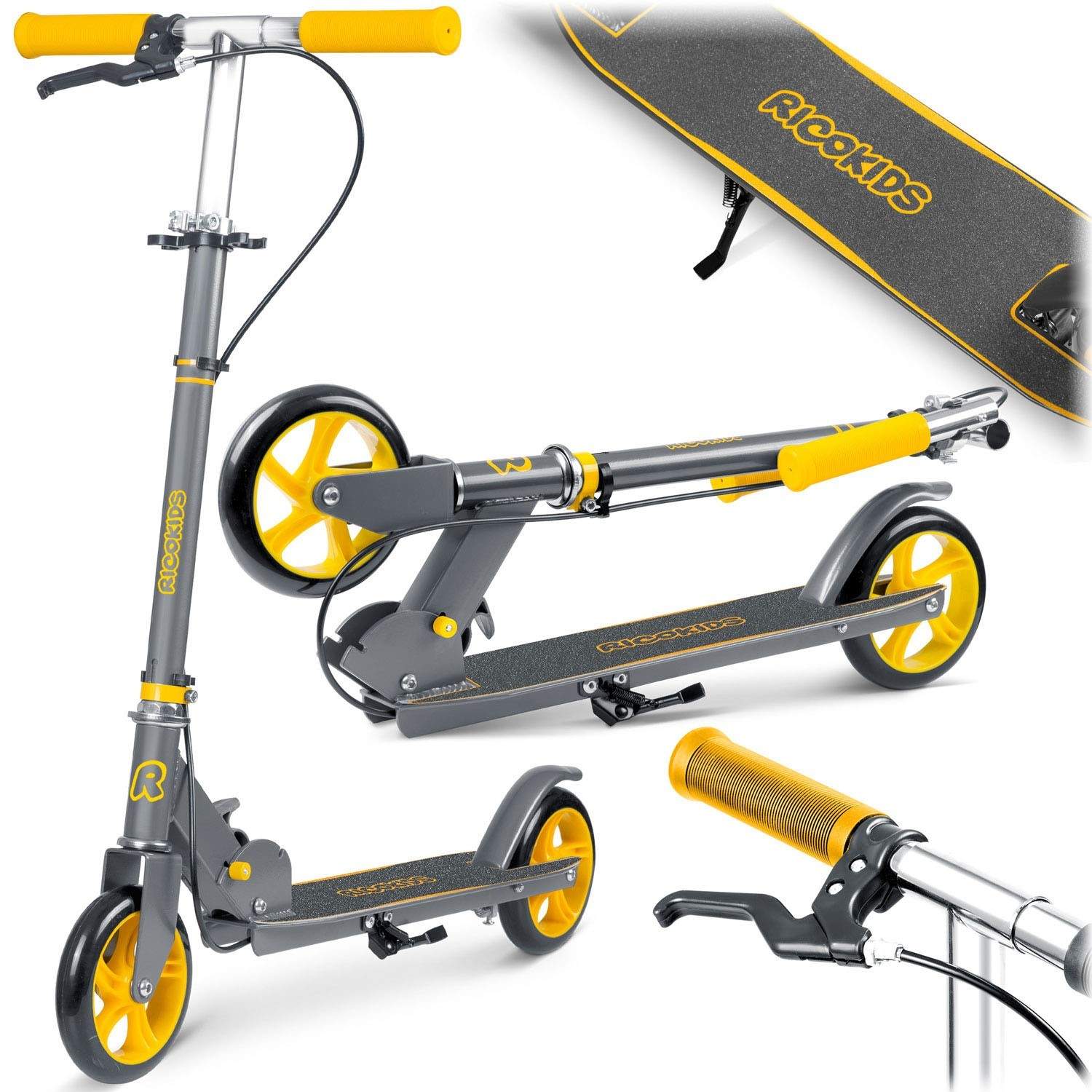 Scooter Kodi grå-orange Ricokids
