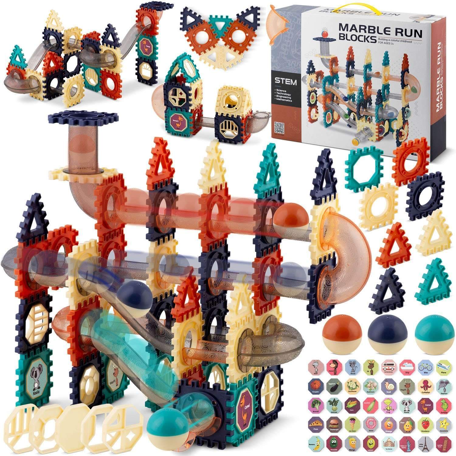 Byggklossar med rutschkana RK-765 Ricokids | Leksaker & Spel - Leksaker - Rittillbehör & Pyssel - Klistermärken | Pryloteket