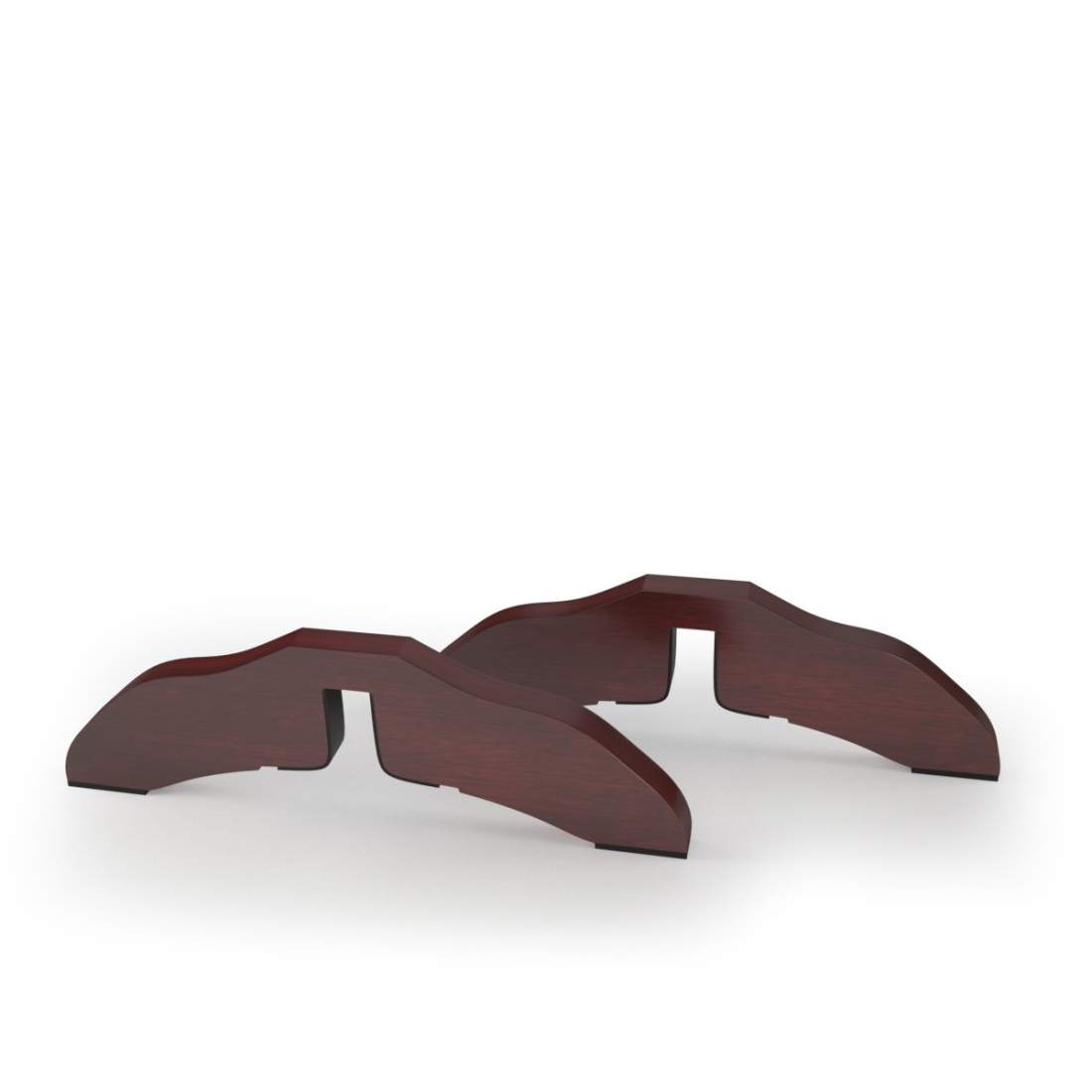 2 x stödfötter furu för hundspärr 2 cm gallerfötter för skyddsgrind brun | Hem & Hobby - Husdjur | Pryloteket