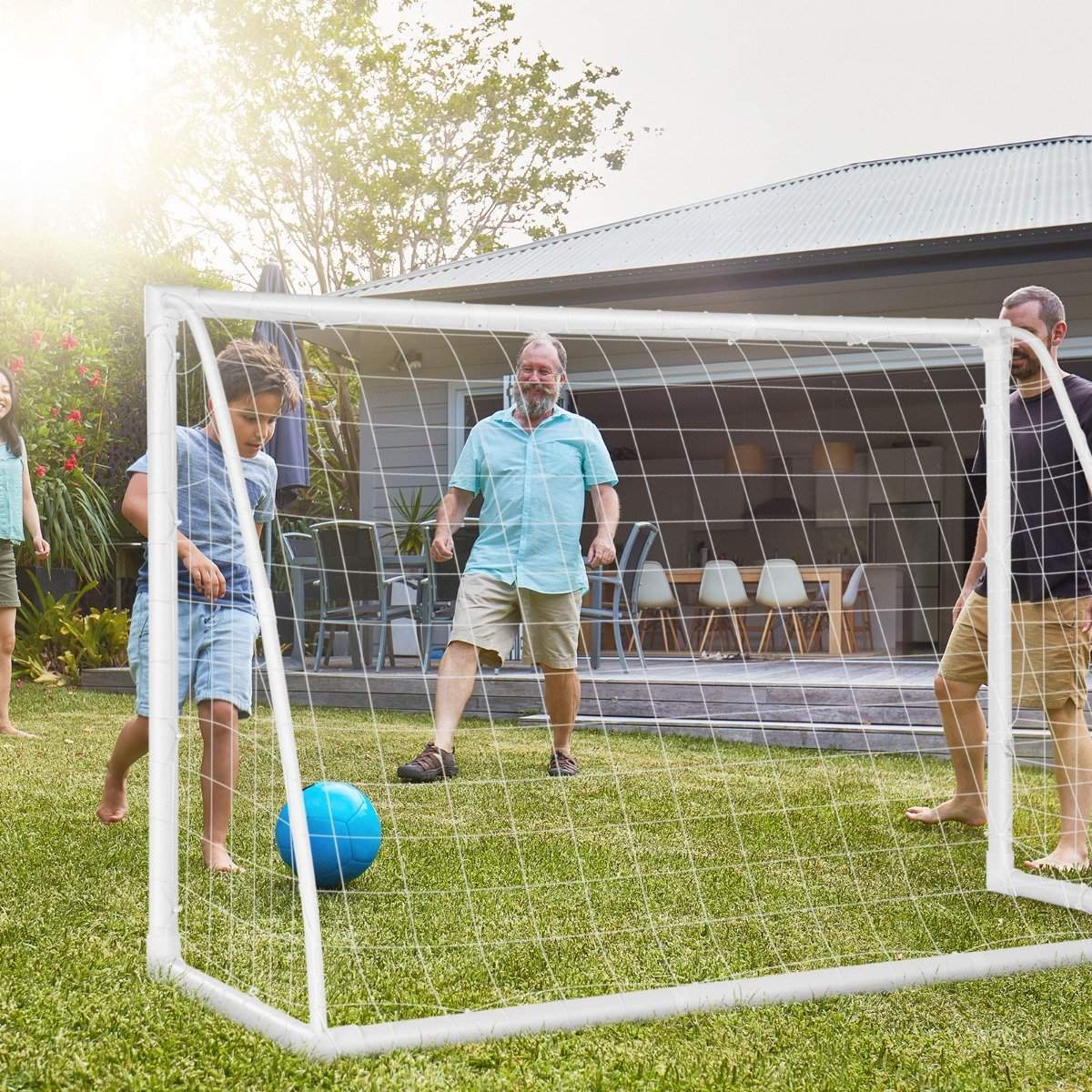 180 x 120 cm børnefodboldmål til spil og træning af børn og teenagere fra 6 år