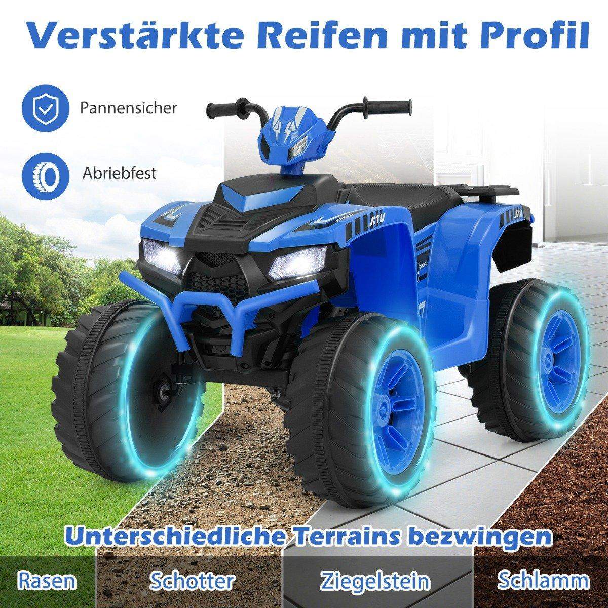 24 V Electric Kids Quad Electric Quad langattomalla yhteydellä Electric Quad Blue