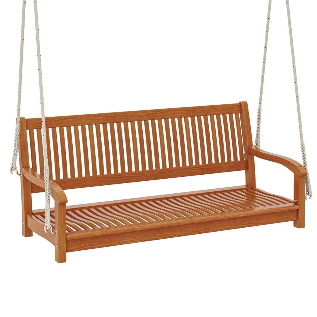 2-sits gungbänk upp till 360 kg lastkapacitet Verandagunga av akaciaträ | Hem & Hobby | Pryloteket
