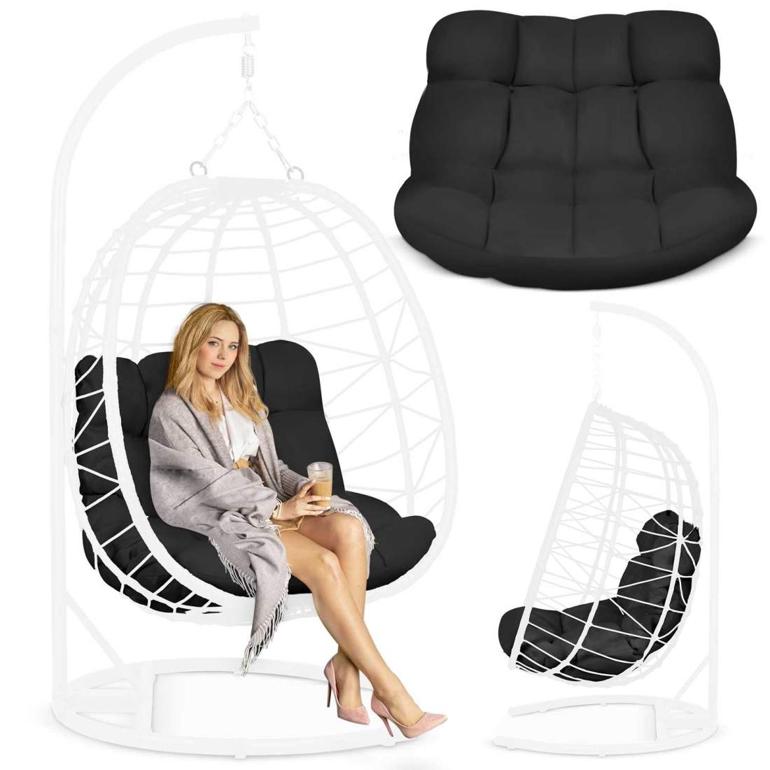 Dyna till hängstol Tihuana Sofotel svart | Hem & Hobby | Pryloteket