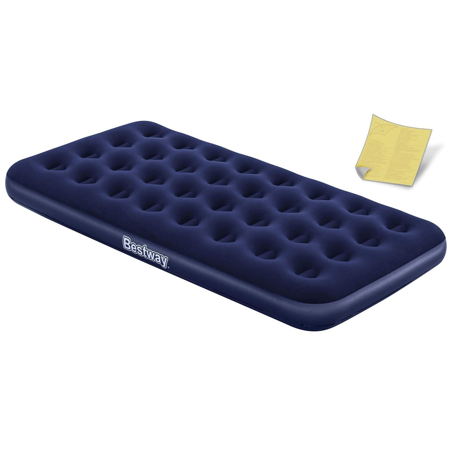 Oppustelig madras 188x99x22 cm enkelt Bestway 67001