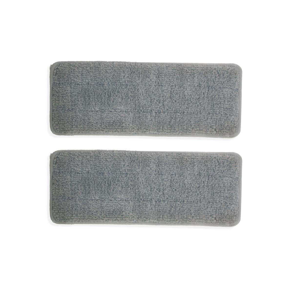 Orange æsel - flad moppe - 2x mikrofiber rengøringsklud