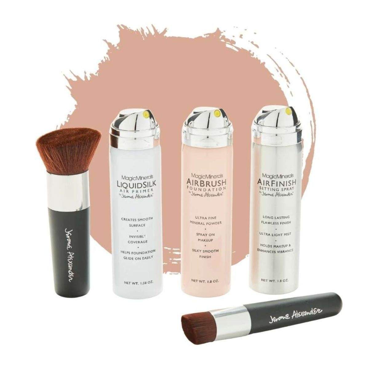 AirBrush Foundation 5 stk - Lys/Lys