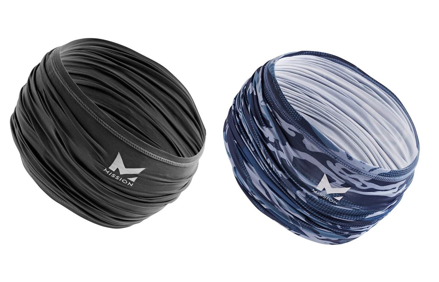 Mission - Kølende børnetørklæde Sort / Camo