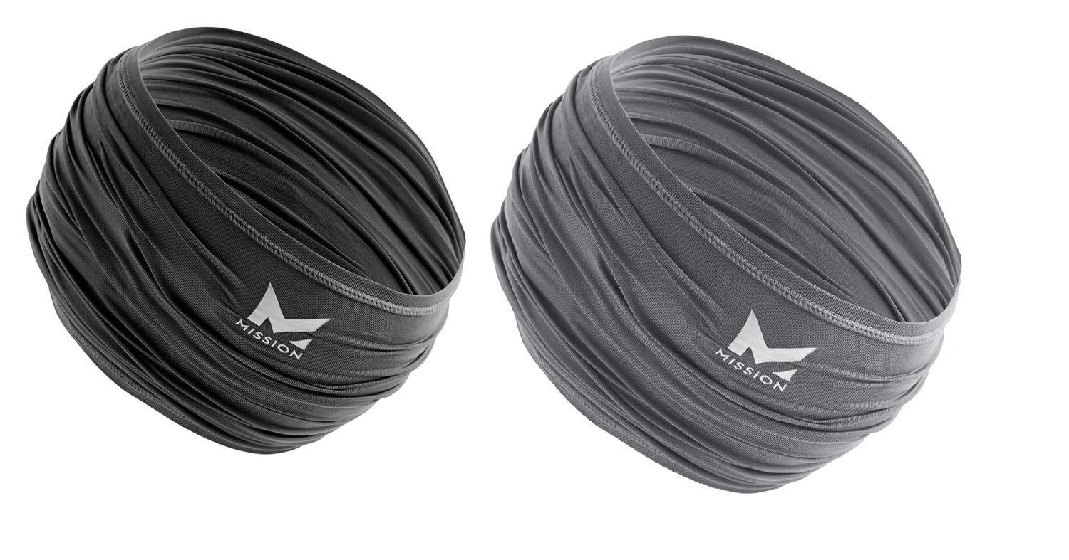 Mission - Kølende børnetørklæde - Sort / Charcoal