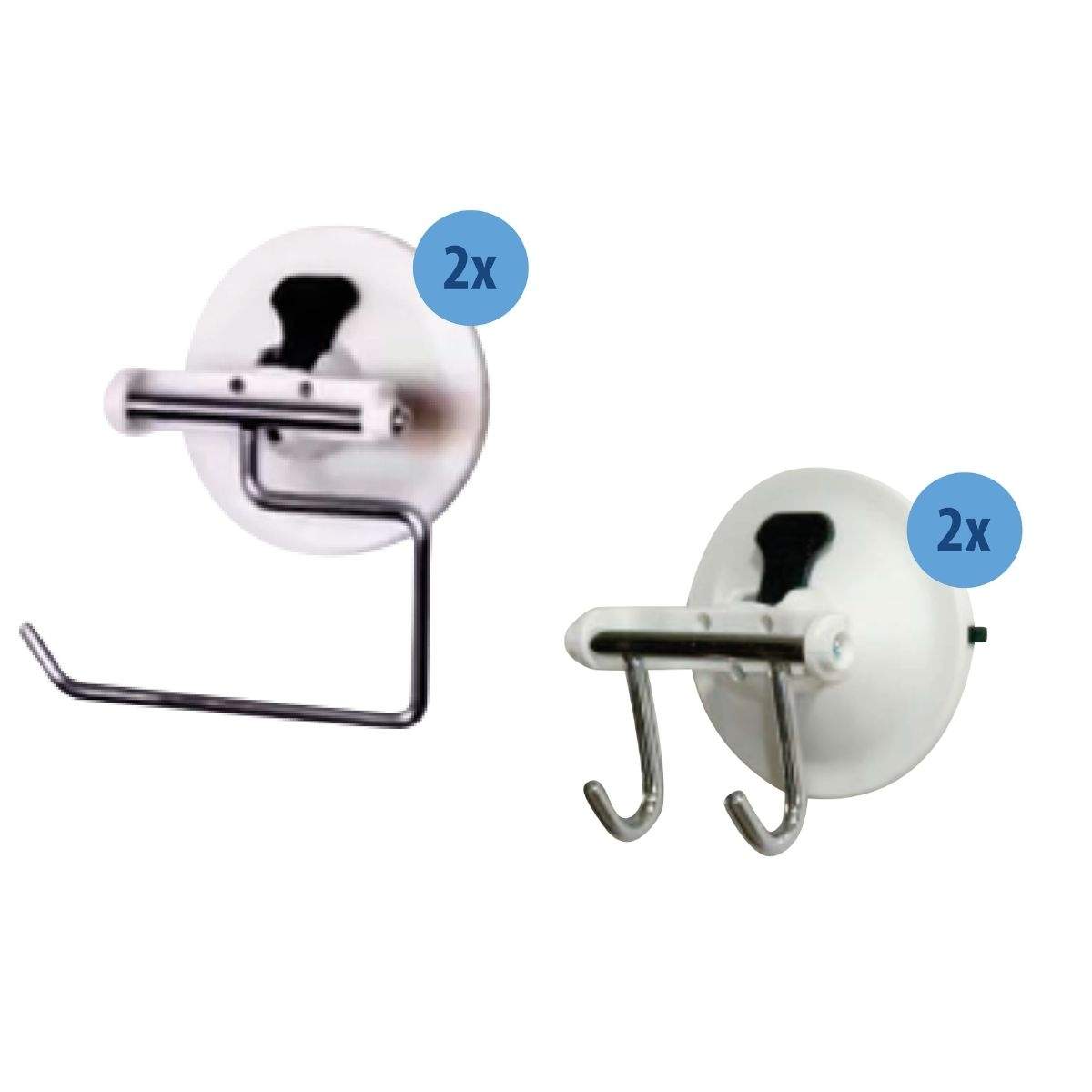 Få en krog - Sugekopkroge - 4 stk