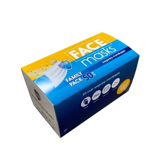 Orange Care - Engangsansigtsmaske - 50 stk. Mondkapjes